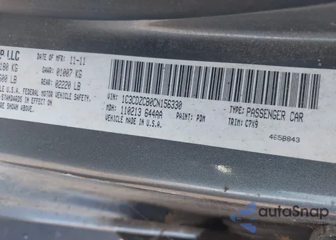 2012 Dodge Avenger Sxt from USA, damaged, VIN 1C3CDZCB0CN156330